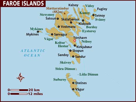 Féroé, îles